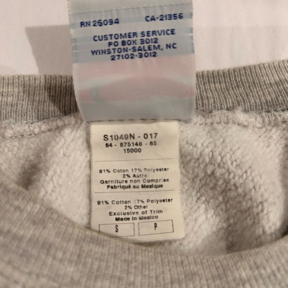 Hobart Champion Sweatshirt Small Heather Gray William Smith College - Picture 4 of 4